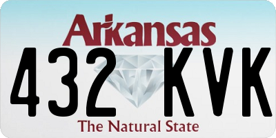 AR license plate 432KVK