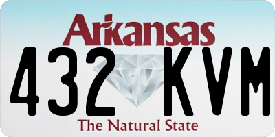 AR license plate 432KVM