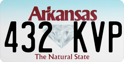 AR license plate 432KVP