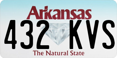 AR license plate 432KVS