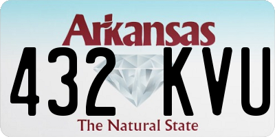 AR license plate 432KVU