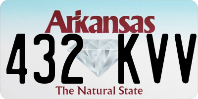 AR license plate 432KVV