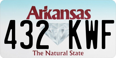 AR license plate 432KWF