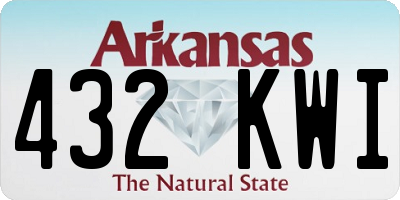 AR license plate 432KWI
