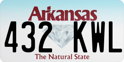 AR license plate 432KWL