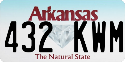 AR license plate 432KWM