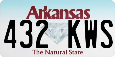 AR license plate 432KWS