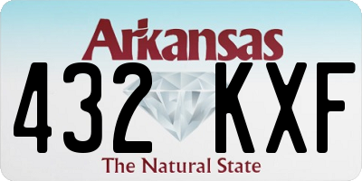 AR license plate 432KXF