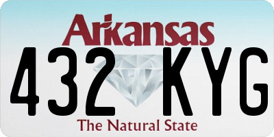 AR license plate 432KYG
