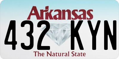 AR license plate 432KYN