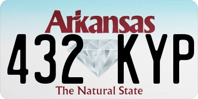 AR license plate 432KYP