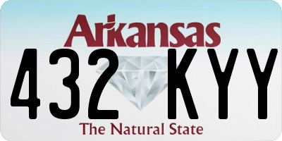 AR license plate 432KYY