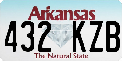 AR license plate 432KZB