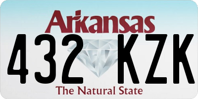 AR license plate 432KZK