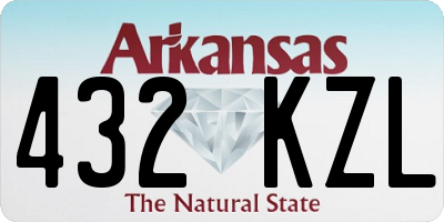 AR license plate 432KZL