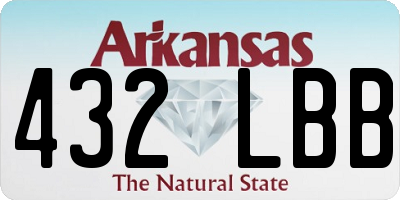 AR license plate 432LBB