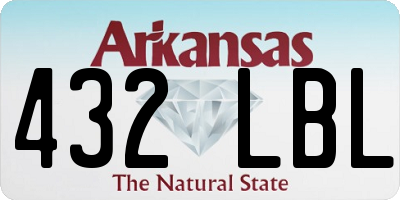 AR license plate 432LBL