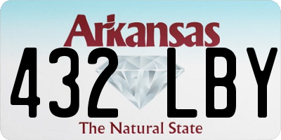 AR license plate 432LBY
