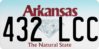 AR license plate 432LCC