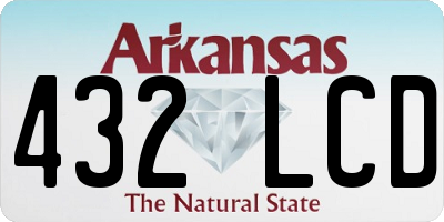 AR license plate 432LCD