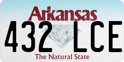 AR license plate 432LCE