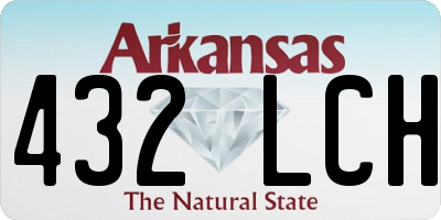 AR license plate 432LCH