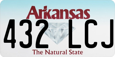 AR license plate 432LCJ