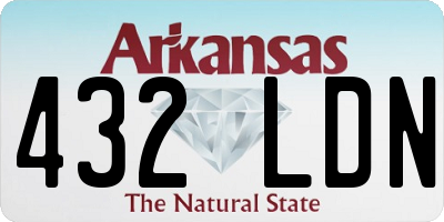 AR license plate 432LDN