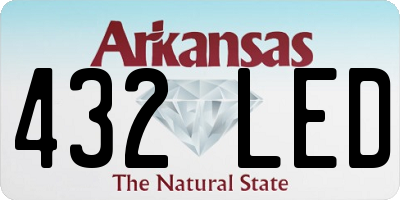 AR license plate 432LED