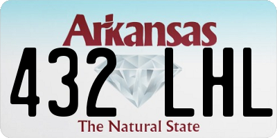AR license plate 432LHL