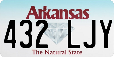 AR license plate 432LJY