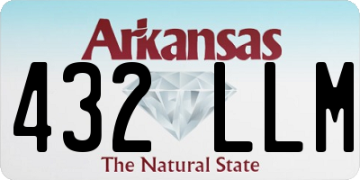 AR license plate 432LLM