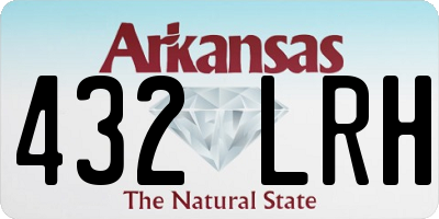 AR license plate 432LRH