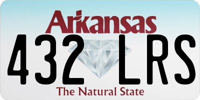 AR license plate 432LRS