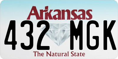 AR license plate 432MGK