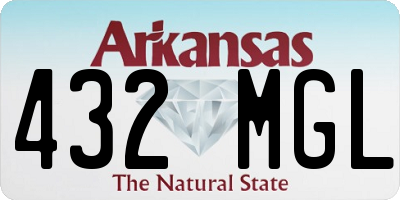 AR license plate 432MGL
