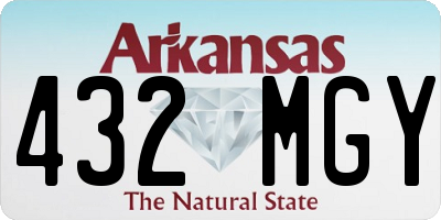 AR license plate 432MGY