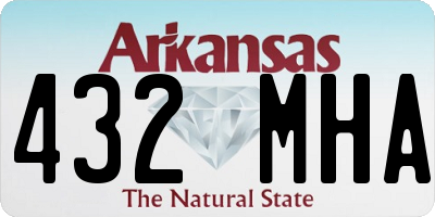 AR license plate 432MHA