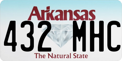 AR license plate 432MHC