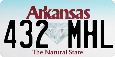 AR license plate 432MHL