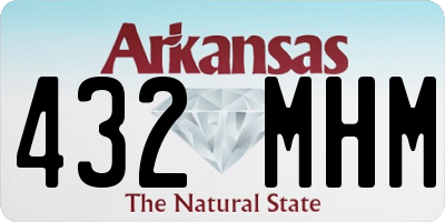AR license plate 432MHM