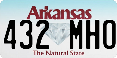 AR license plate 432MHO