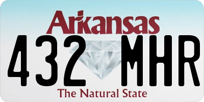 AR license plate 432MHR