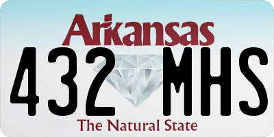 AR license plate 432MHS