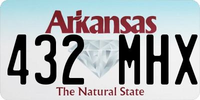 AR license plate 432MHX