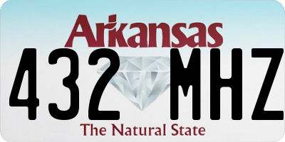 AR license plate 432MHZ