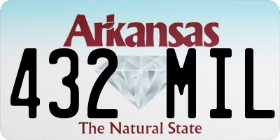 AR license plate 432MIL