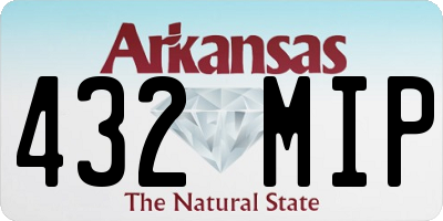 AR license plate 432MIP
