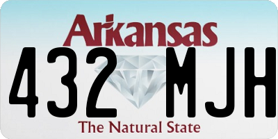 AR license plate 432MJH