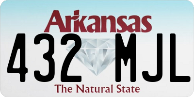 AR license plate 432MJL